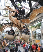 Vol du Héron. La Galerie des Machines. Les Machines de l île. Nantes © Jean-Domi